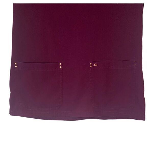 Koi Sapphire Scrub Top Womens Small Purple Short Sleeve - Picture 3 of 4